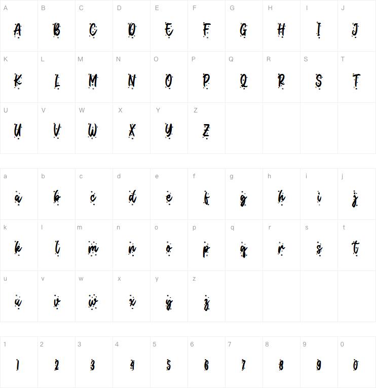 Christmas Present Snow字体