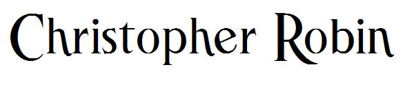 Christopher Robin字体