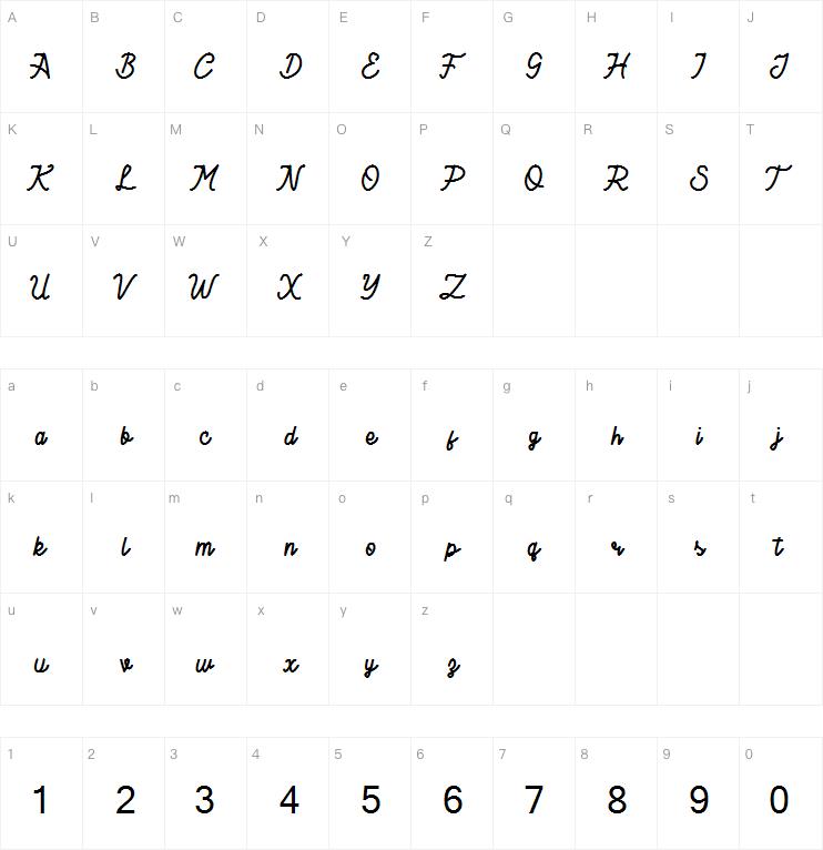 Chromatography字体