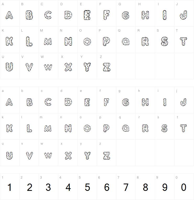 Chubby Dotty字体