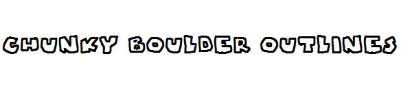 Chunky Boulder Outlines