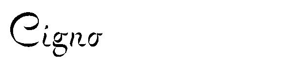 Cigno字体
