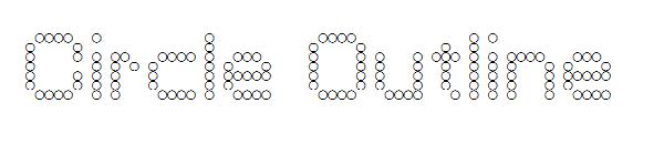 Circle Outline字体