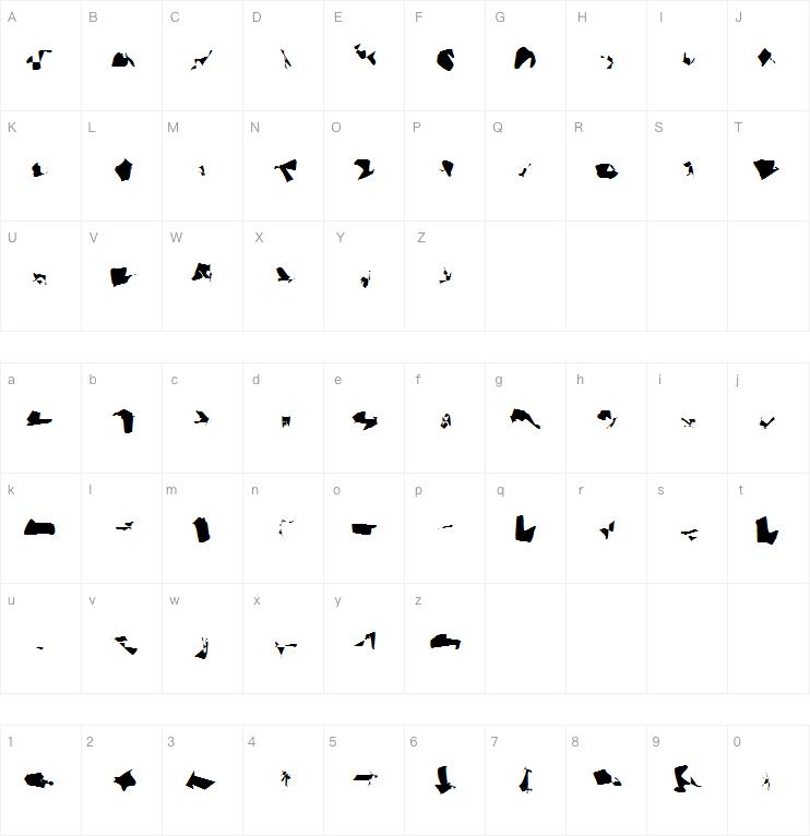 CiSf CamouflageKit II字体