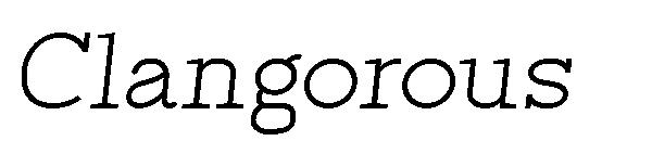 Clangorous字体