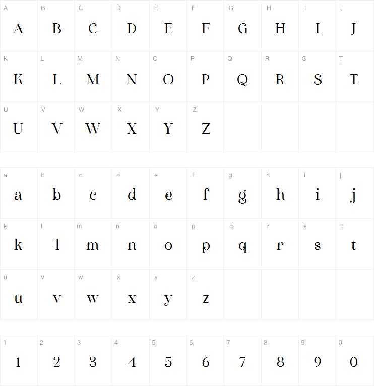 Clarine字体