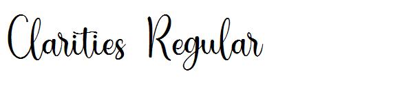 Clarities Regular字体