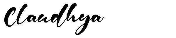 Claudhya字体