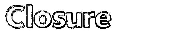 Closure字体