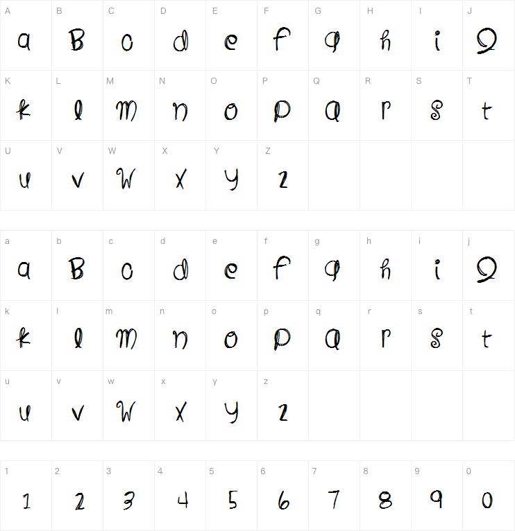 CloudsAndBlue字体