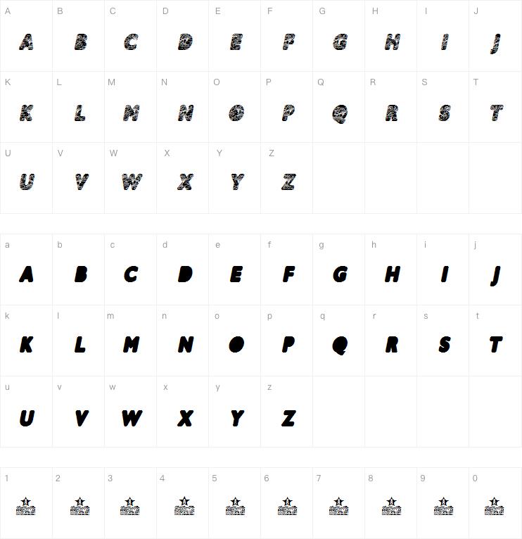 CLOUDSKY ITALIC字体