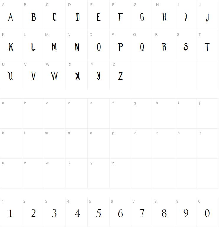 Clumsy Matilda字体
