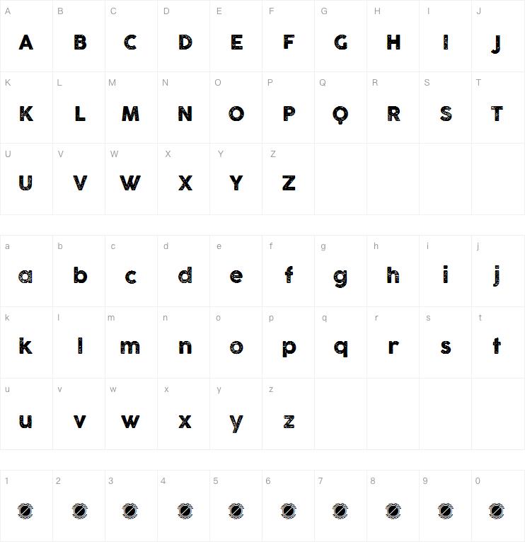 COCOGOOSE LETTERPRESS字体