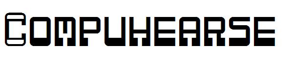 Compuhearse字体