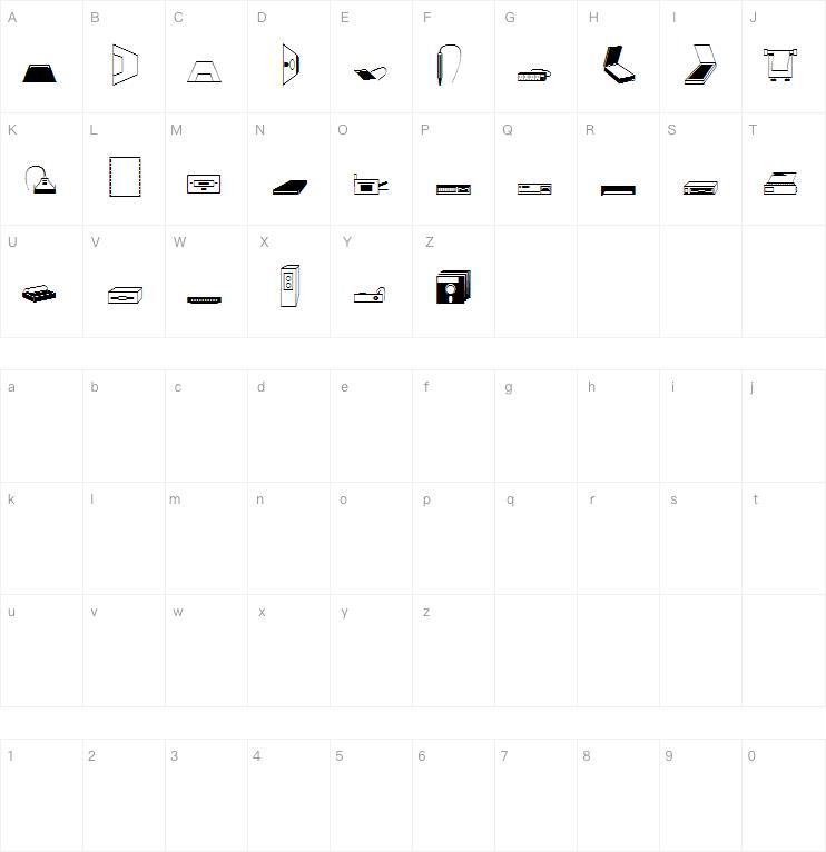 Computer Dingbats字体