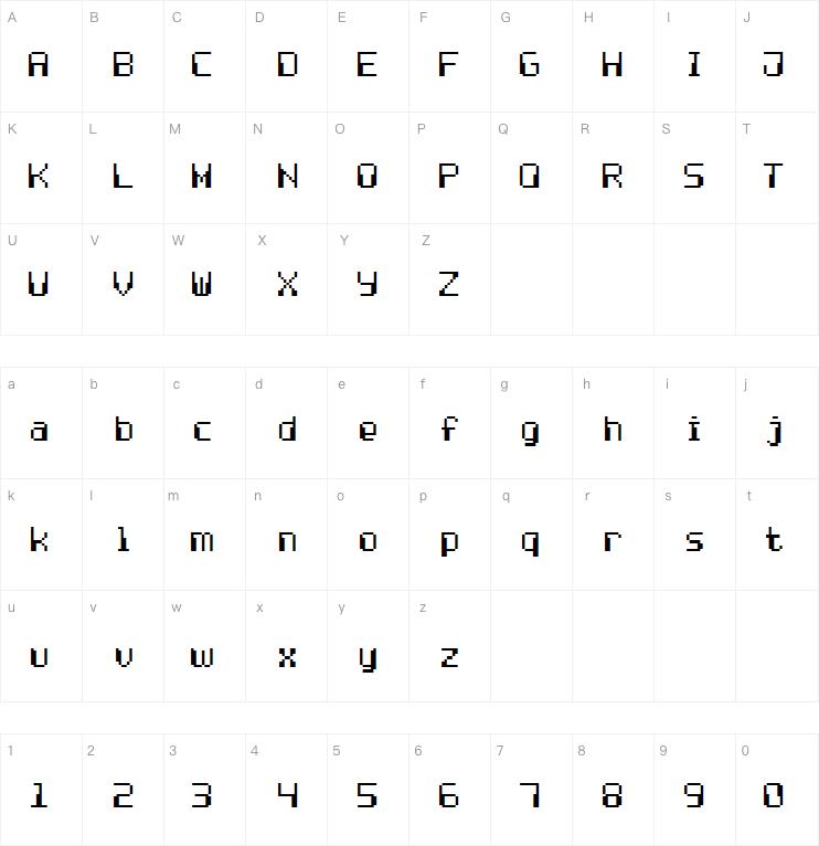 Computer Pixel-7字体
