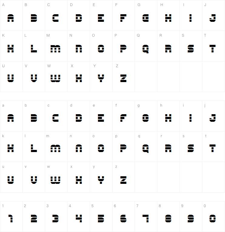 Construction Lines字体