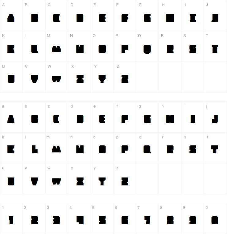 Contour of Duty字体