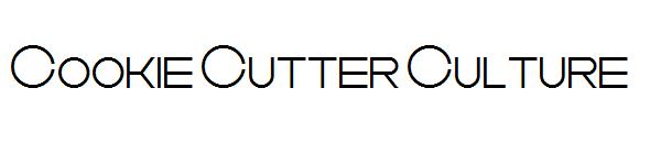 Cookie Cutter Culture字体