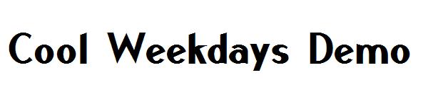 Cool Weekdays Demo