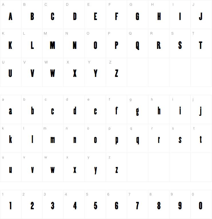 Copper Canyon WBW字体