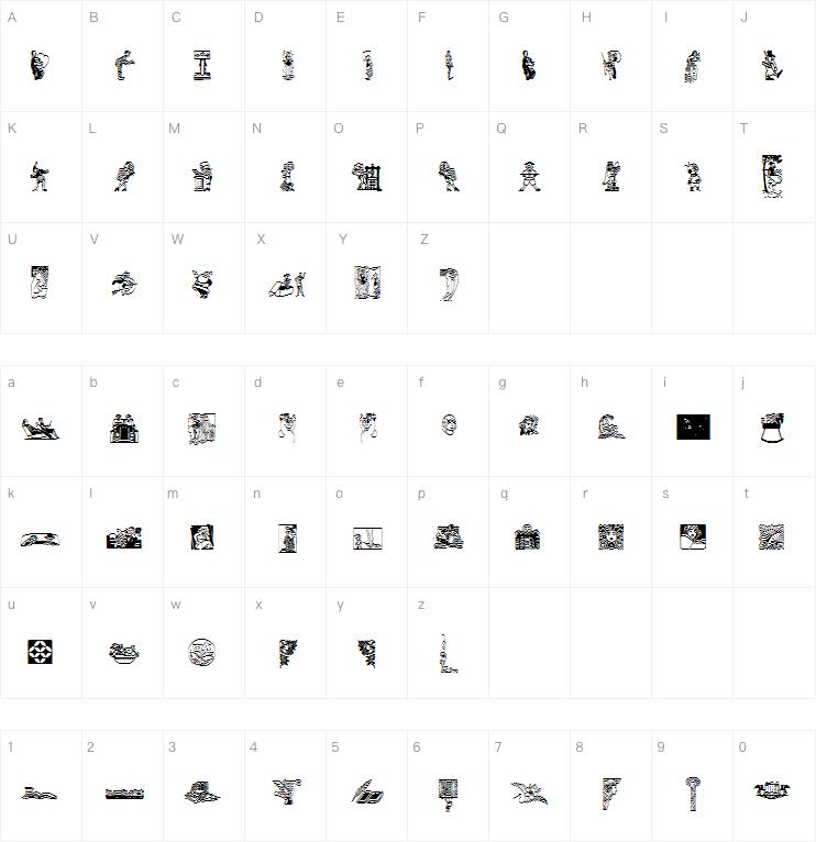 Cornucopia of Dingbats字体