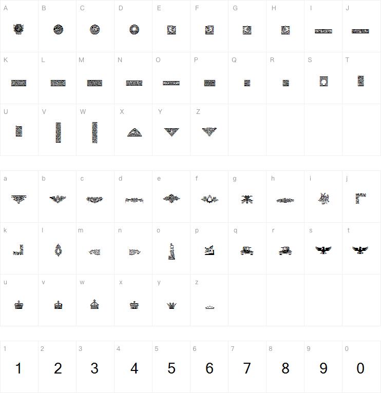 Cornucopia of Dingbats Four字体