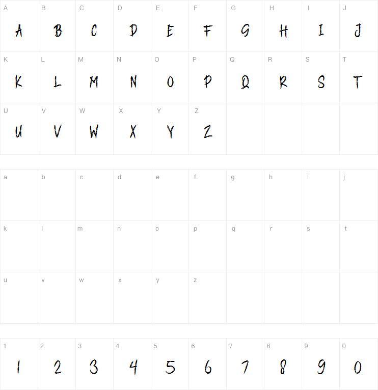 CORONA BRUSH字体