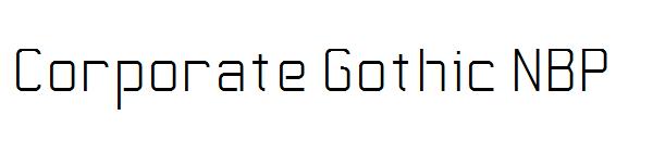 Corporate Gothic NBP字体