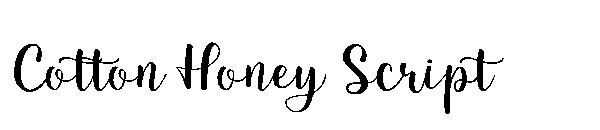 Cotton Honey Script