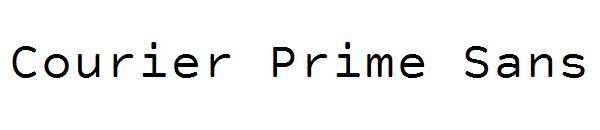 Courier Prime Sans字体