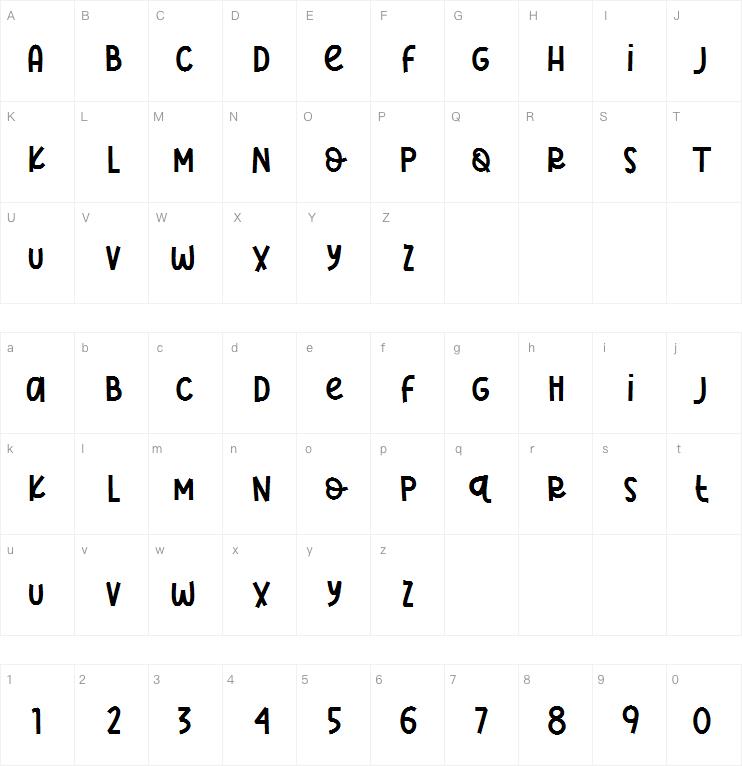 Crafting Lesson字体