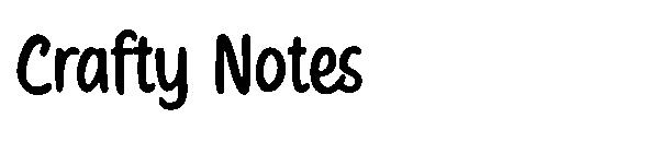 Crafty Notes字体