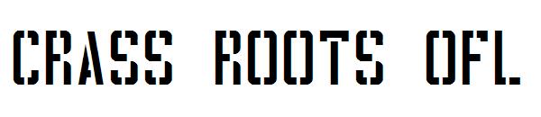 CRASS ROOTS OFL字体