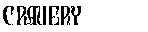 Cravery字体