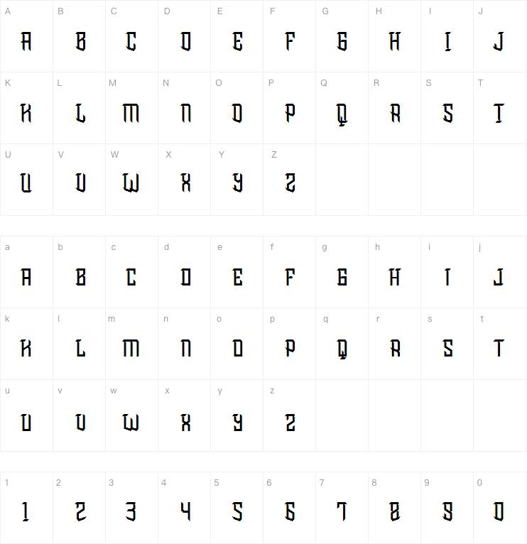 Crawless字体