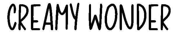 Creamy Wonder字体