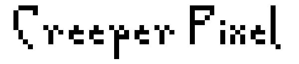 Creeper Pixel字体