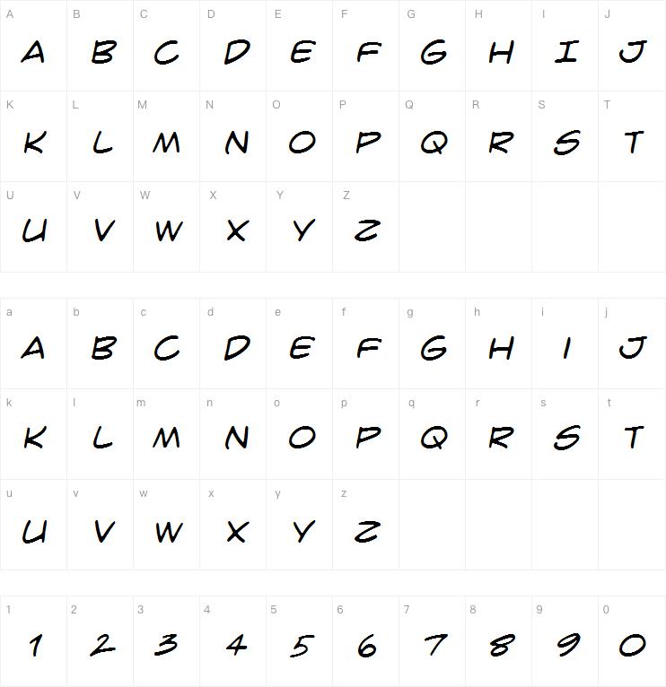 CrimeFighter BB字体