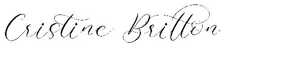 Cristine Britton字体