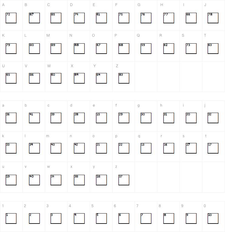 Crossword字体