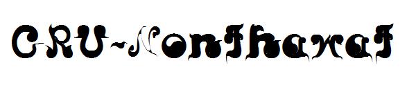 CRU-Nonthawat字体
