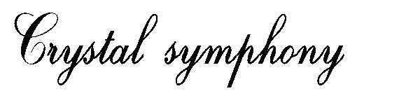 Crystal symphony字体