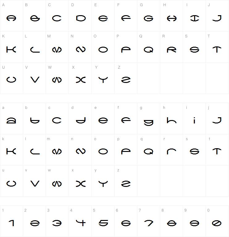 CType AOE字体