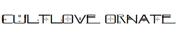 CultLove Ornate字体