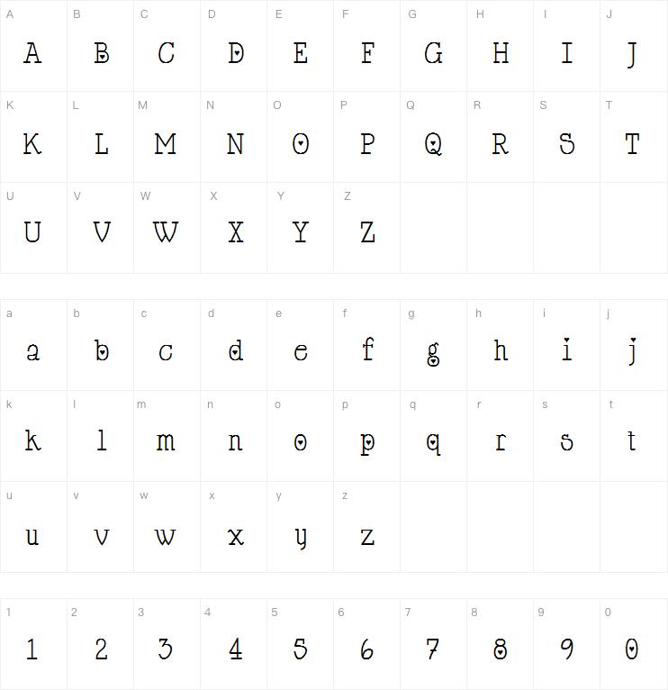 Cupid de Locke字体