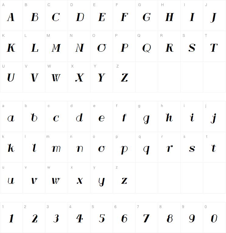 Cupolaroman字体