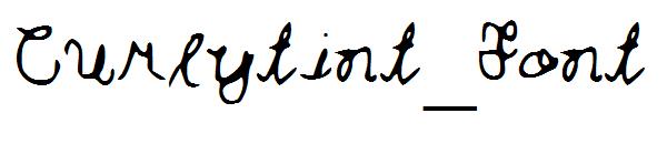 Curlytint_Font