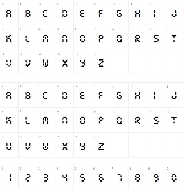 Cursed Timer ULiL字体