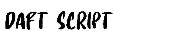 Daft Script字体